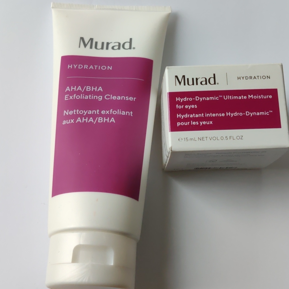 Murad Hydration AHA/BHA Cleanser and Eye Cream